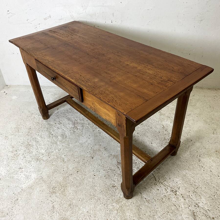 Solid wood farm table