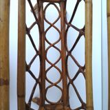 Vintage rattan magazine door