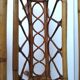 Vintage rattan magazine door