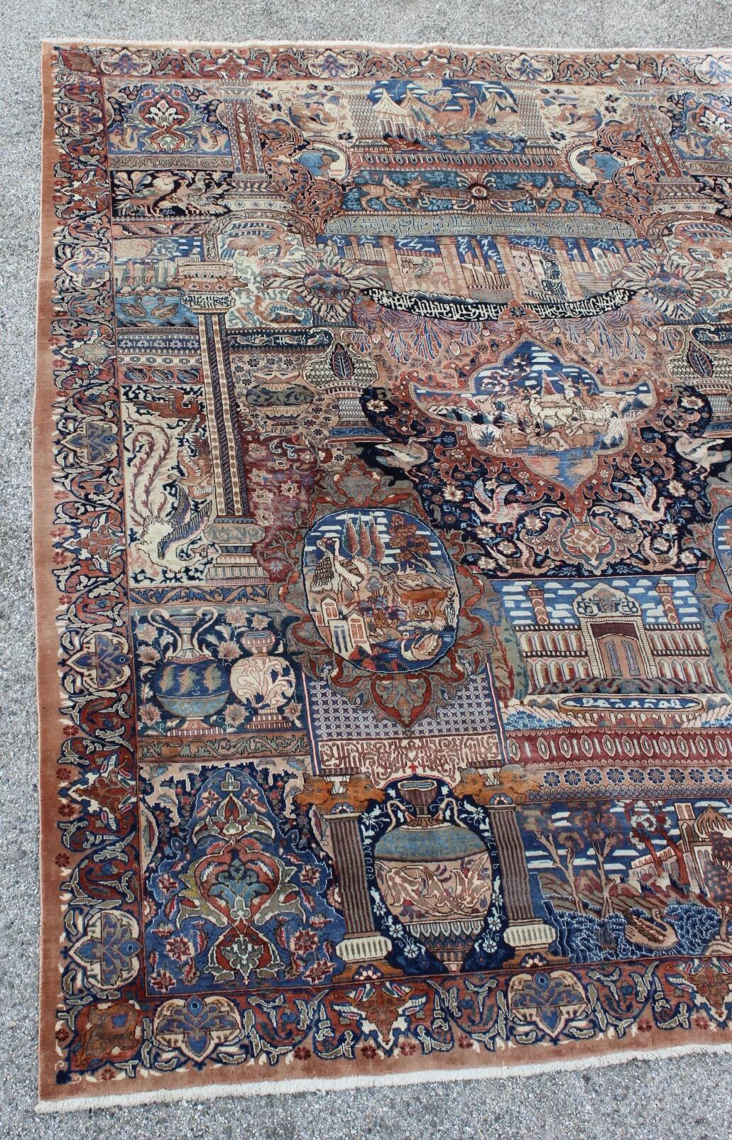 Large Kashmar wool rug, Persia circa 1950