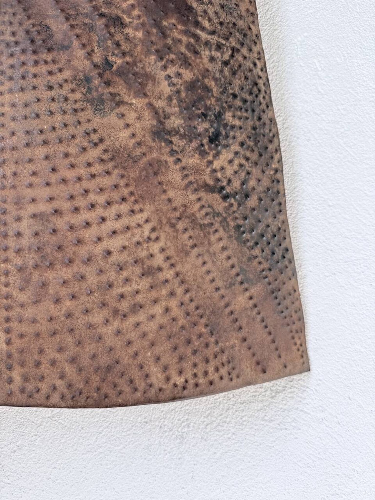"Glagwa" shield embossed metal Cameroon 20th century
