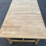 Renovated Scandinavian dining table in oak 145-200cm