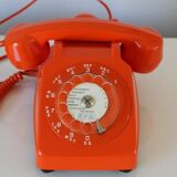 Telephone Socotel S63 orange 1973