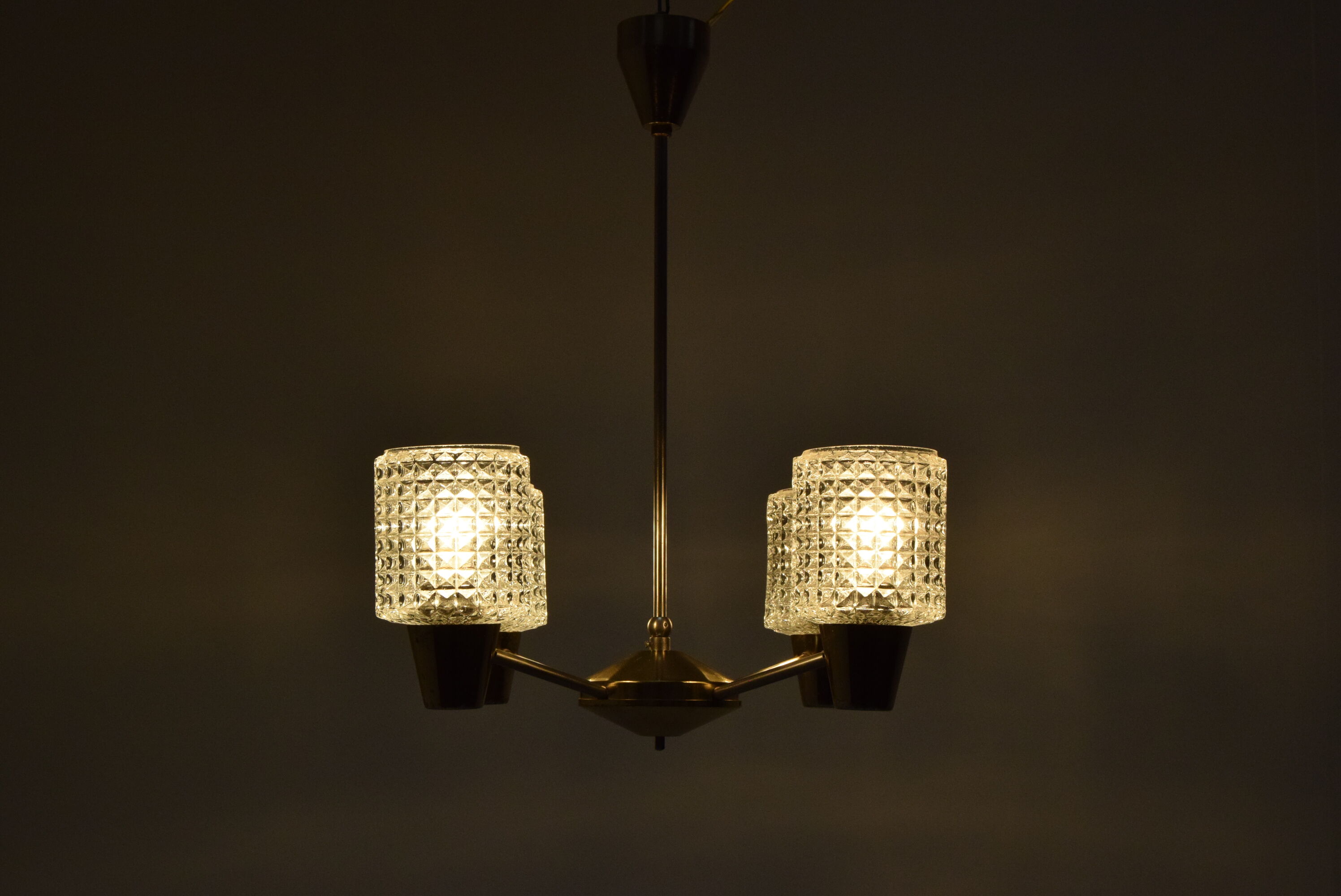 Mid-century Chandelier By Kamenicky  Senov,1960‘s.