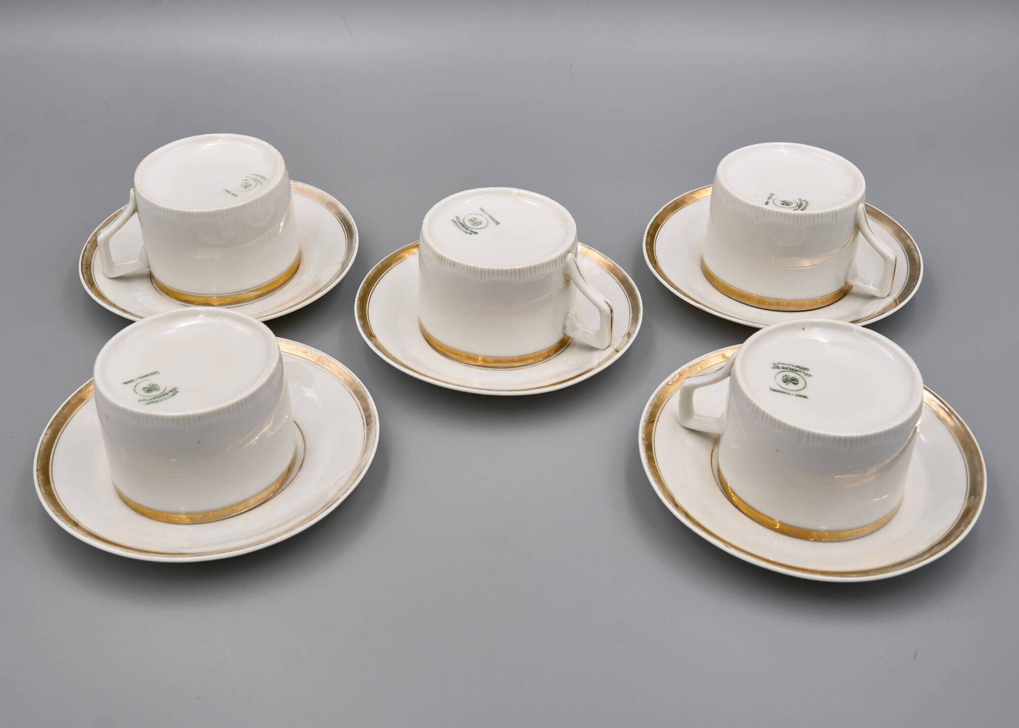 Art Déco Porcelain Coffee Set „Modern”, Porzellanfabrik Merkelsgrün