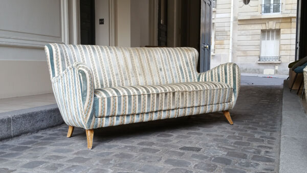 Canapé sofa années 50 60 Organic sculptural