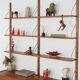 Teak bookcase PS System, Danish design, 1960s, manufactured by Randers Møbe