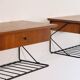 Paire de chevets à suspendre design scandinave 1960