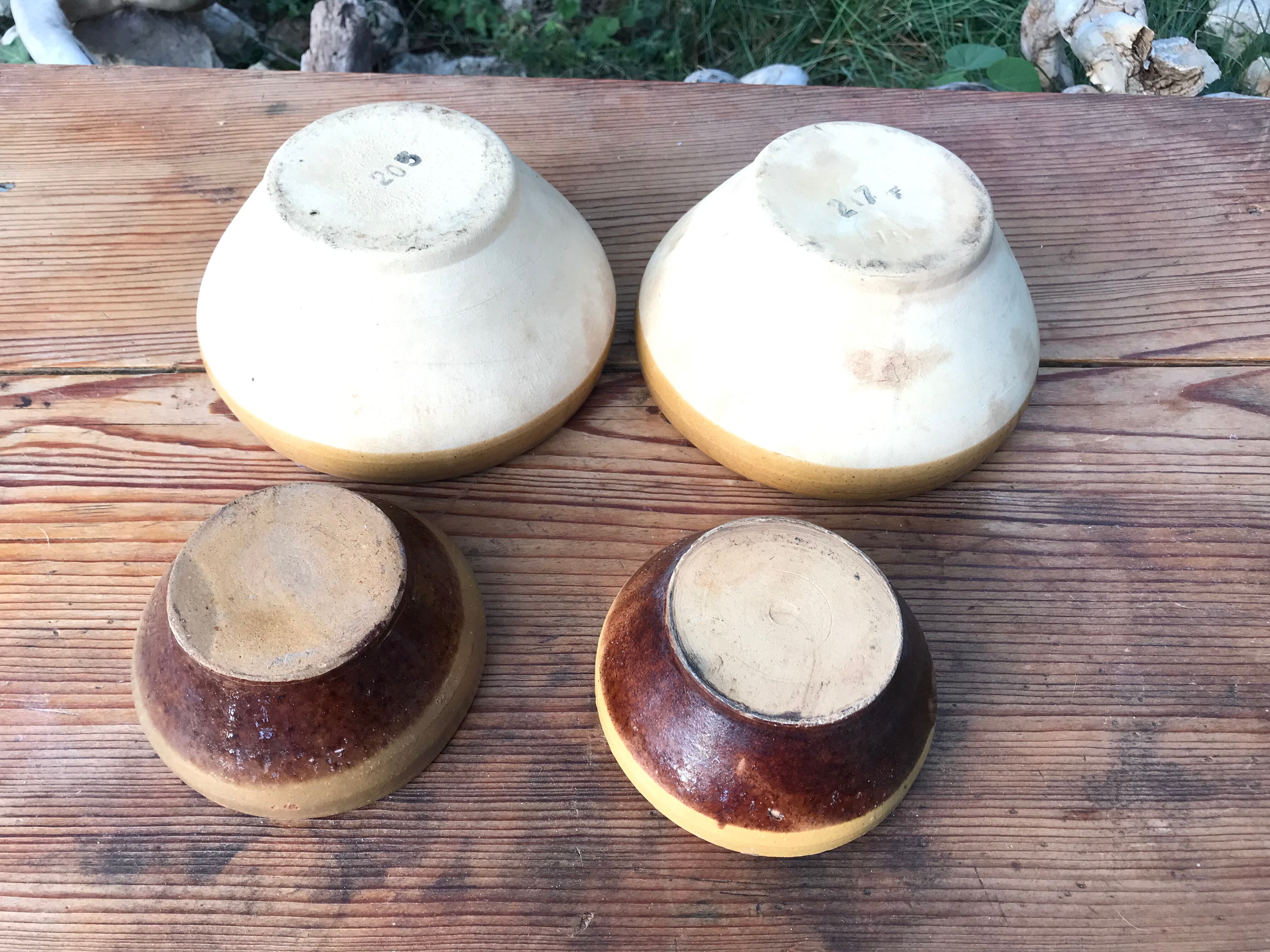 Sandstone bowls