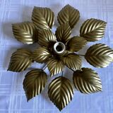 Wall lamp or ceiling lamp golden flower