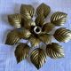 Wall lamp or ceiling lamp golden flower