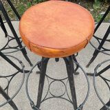 Set of 6 bar stools from the 50s
