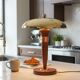 Lampe style Art Déco articulée - Bois et laiton - 1930
