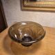 Smoked glass bowl from the Art Deco period, signed Pierre D'Avesn