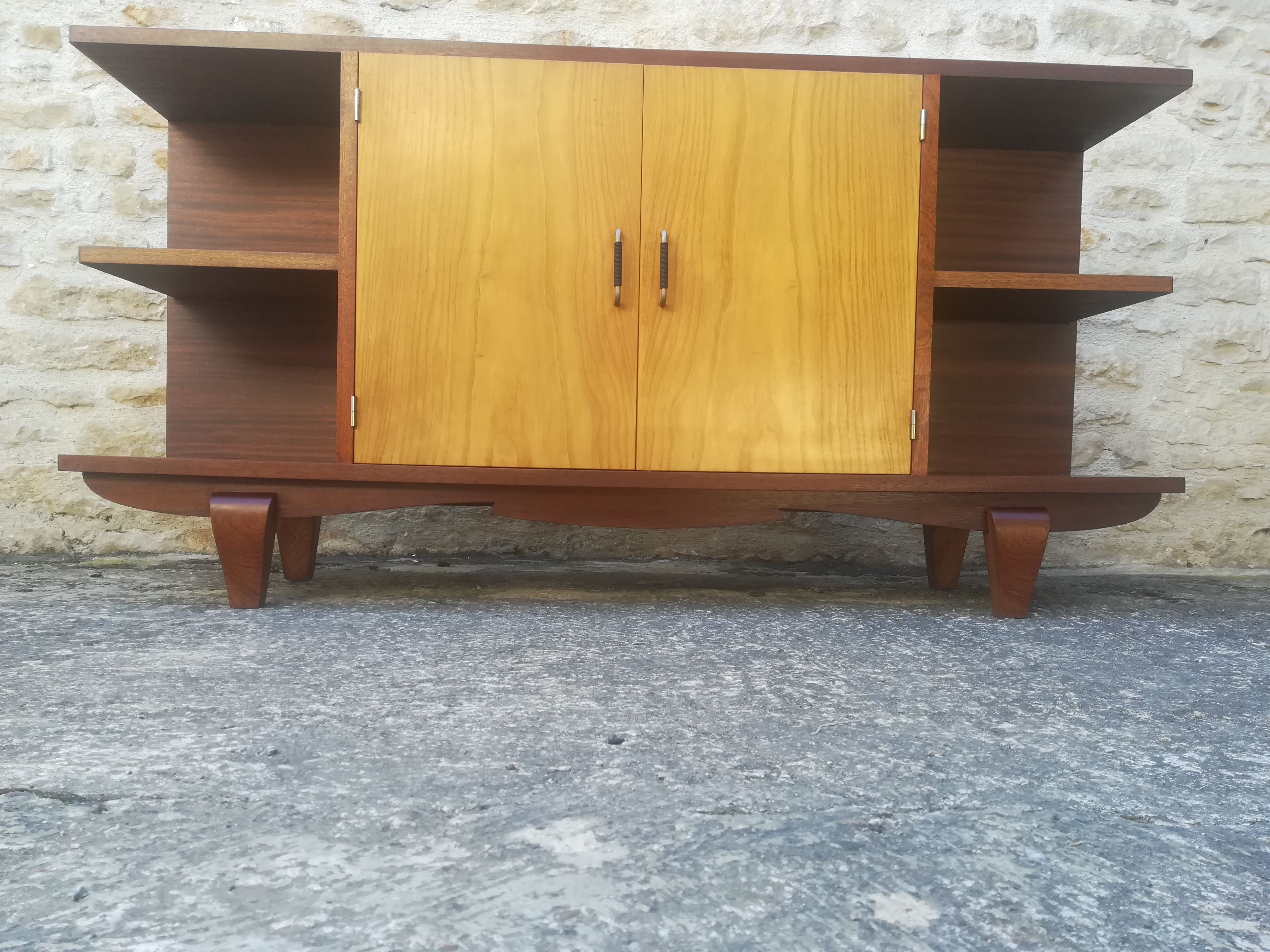 Vintage two-door enfilade