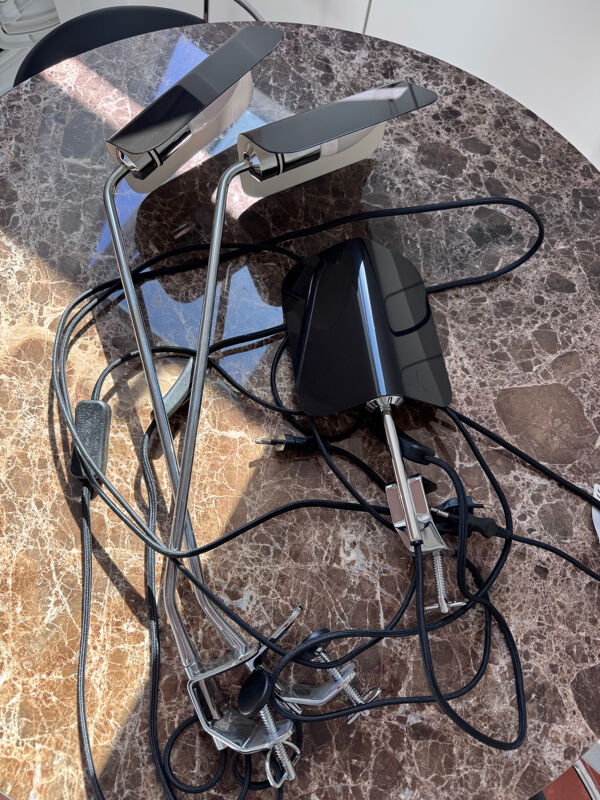 Lot de 3 lampes de bureau HAY Apex