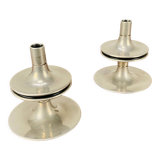 Pair of vintage Fritz Nagel candle holders