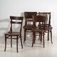 Antique dining chairs (c.1920). Set of 6 pieces no.3