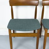Teak dining chairs by Farsø Møbelfabrik, 1960s, set of 4.