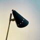 Italian three-headed brass lamp, 50s design