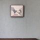 Mid-century modern swedish "alabaster", abstract framed oil painting