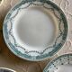 5 antique ironstone plates from Moulin des Loups.