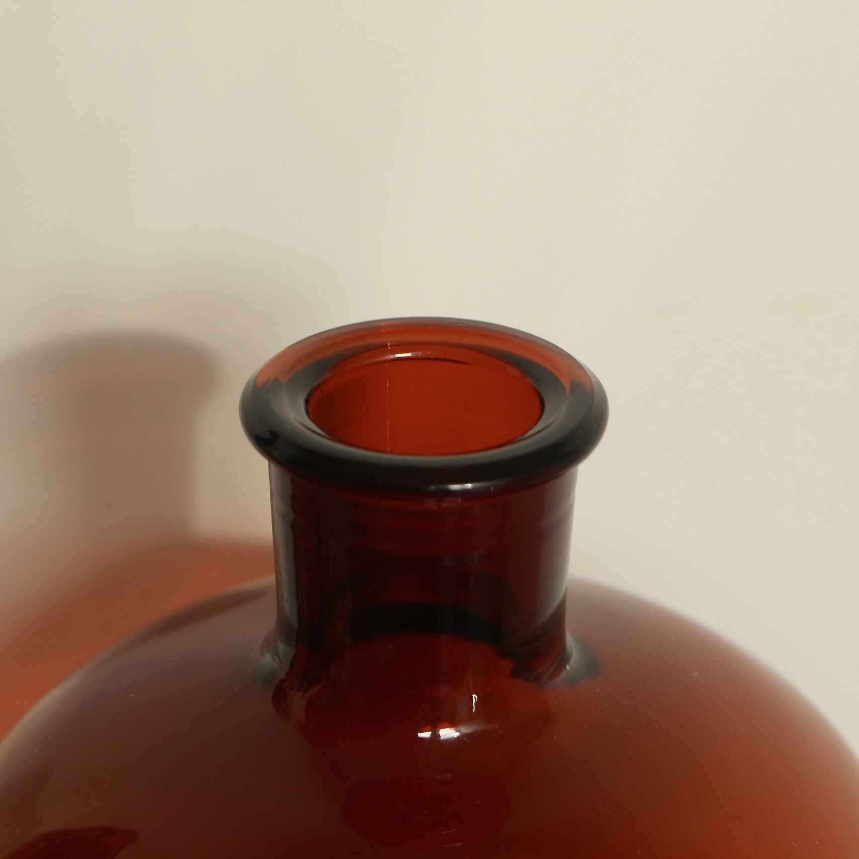 Pharmacy bottle in amber glass