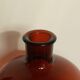 Pharmacy bottle in amber glass