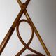Vintage bamboo and rattan mirror – 1950s