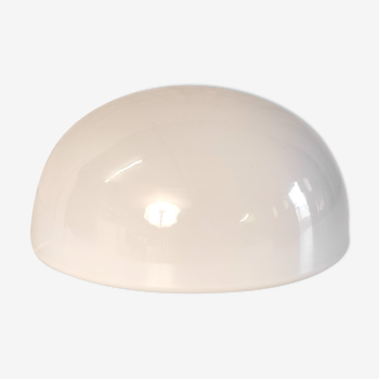 White opaline wall lamp 60s