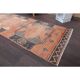 Vintage Turkish Hand-Knotted Wool Cotton Orange Runner Rug 83x305