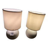 Pair of bedside lamps