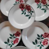 Vernon dessert plates – H.B.C. – 1940s