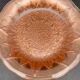 Vintage pink transparent glass dessert plates
