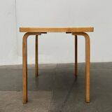 Mid-century red dining table or desk by Alvar Aalto for Artek, 1960s