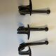 Lot de 3 patères vintage