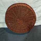 old wicker tray
