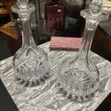 Paire de carafe en cristal