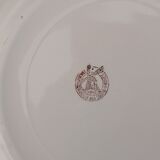 Flat Faience Plates Orchies Moulin des Loups Vintage