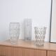 Crystal vase, Italian design, 1960s, made in Italy