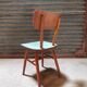 Chair ton light blue wood czech republic 1960