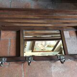 Coat hanger with mirror