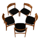 1950s dining chairs by Erik Buch for O.D. Møbler (set of 5)