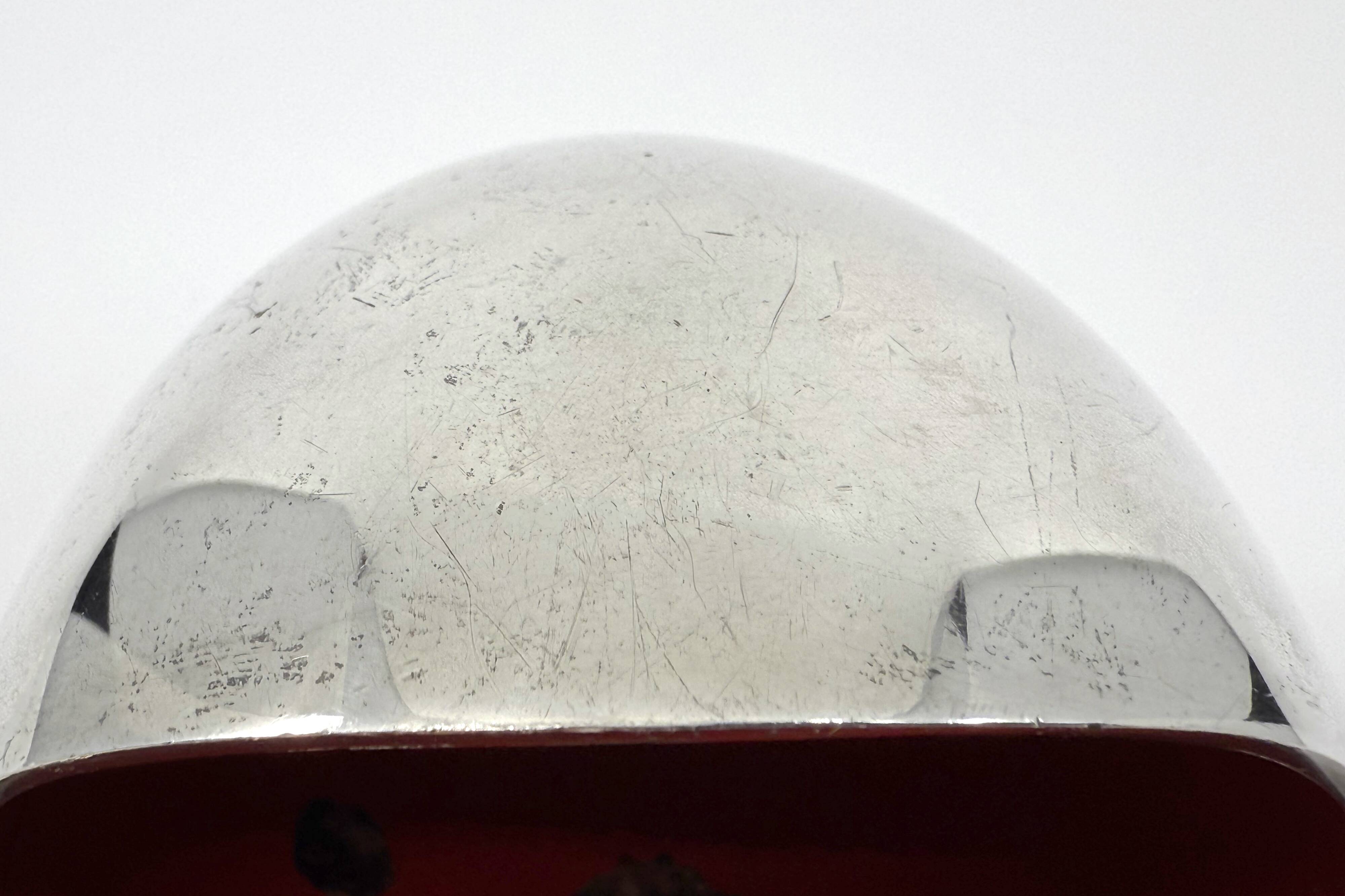 Cendrier moderniste "the smile" • Hans Bundle pour Carl Cohr • Danemark 50s