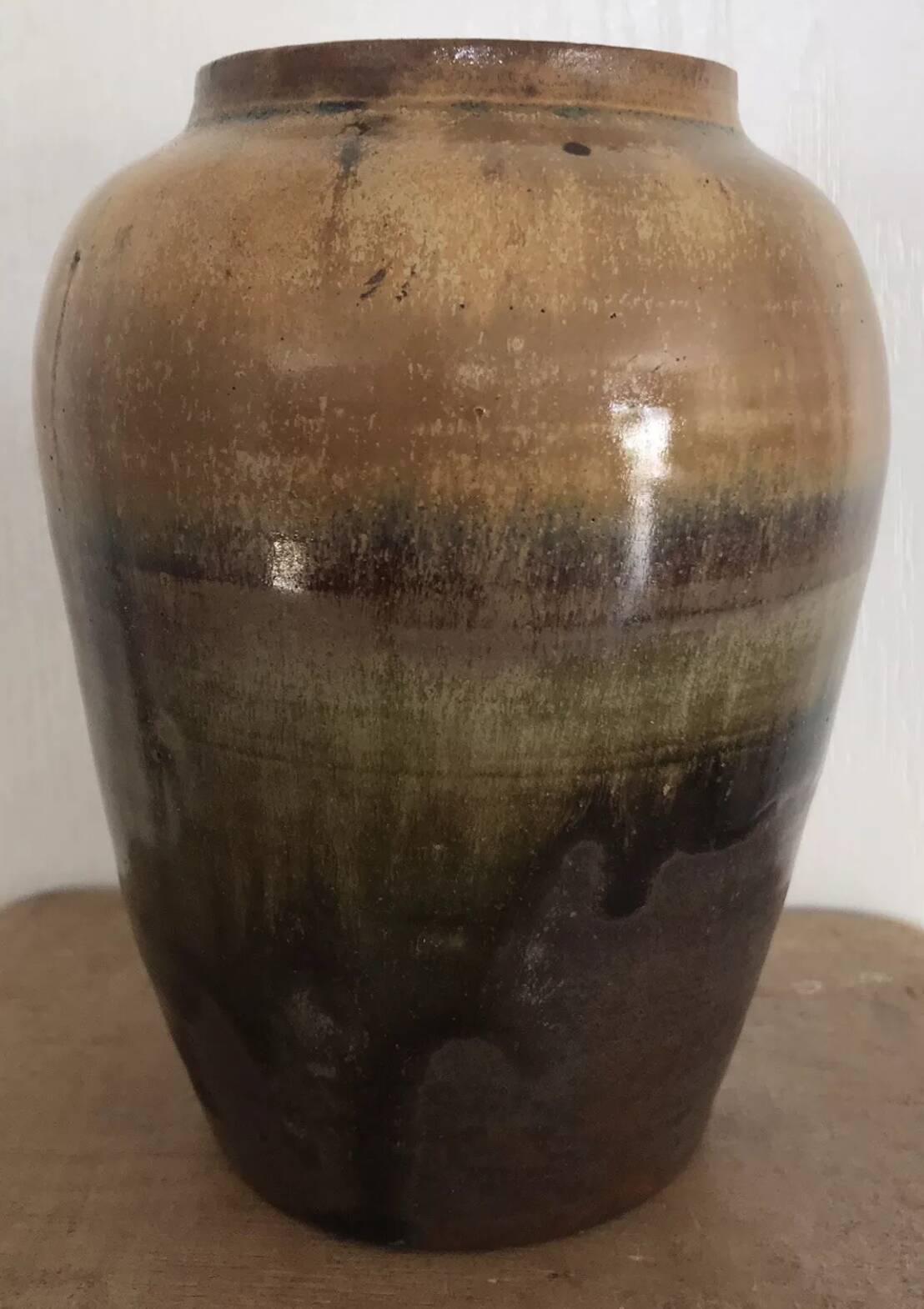 Stoneware VASE signed Thomas CARTIER, Saint Amand en Puisaye, 1918, Art Nouveau