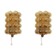 Set of 2 mid-century modern bubble wall lamps by Helena Tynell for Limburg