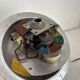 Rare French fibre optic lamp "La Sphérique" — Multicoloured rotating disc