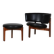 Sven Ellekaer Lounge Chair And Stool For Christian Linneberg 1962