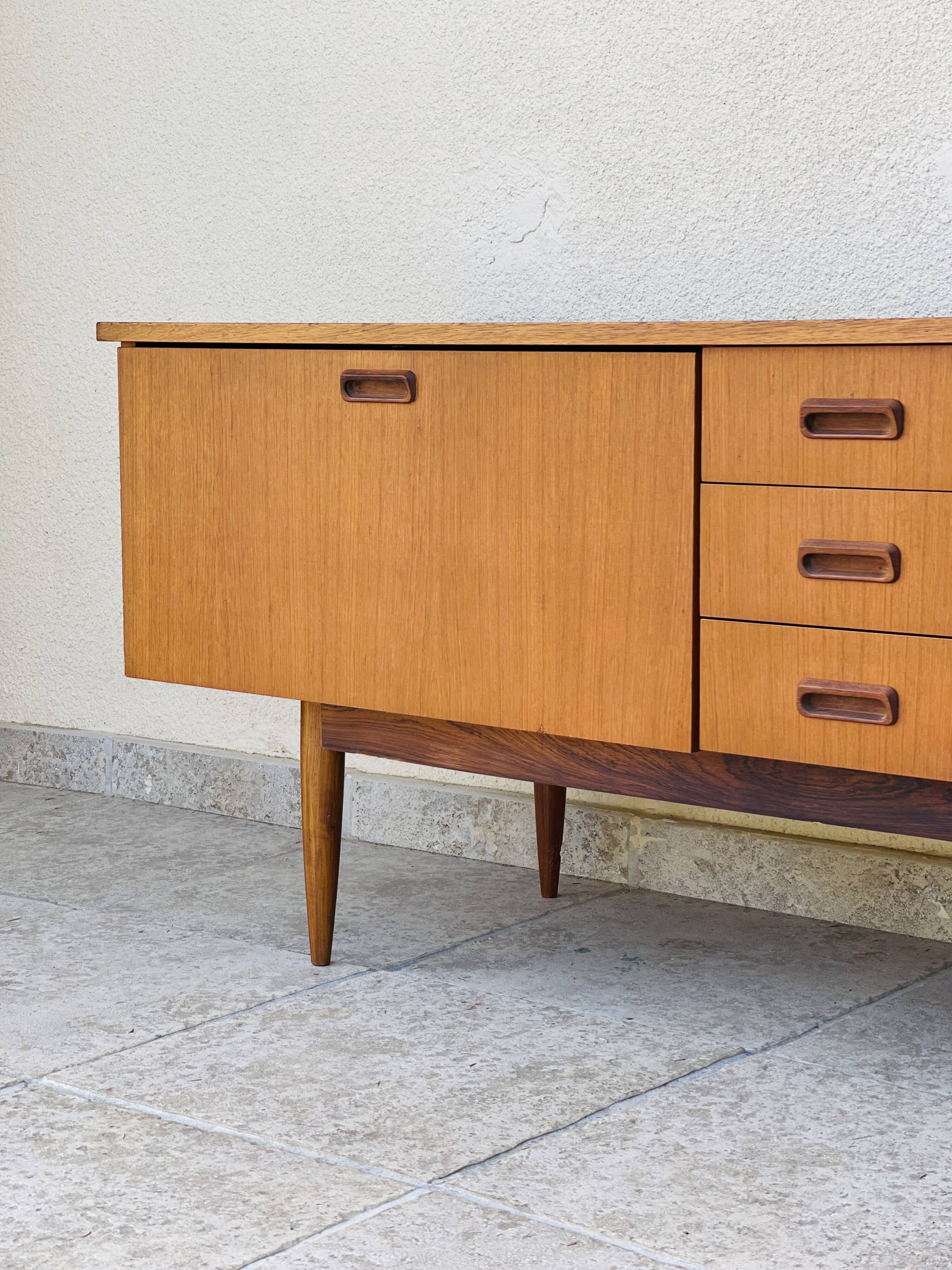 Scandinavian teak row