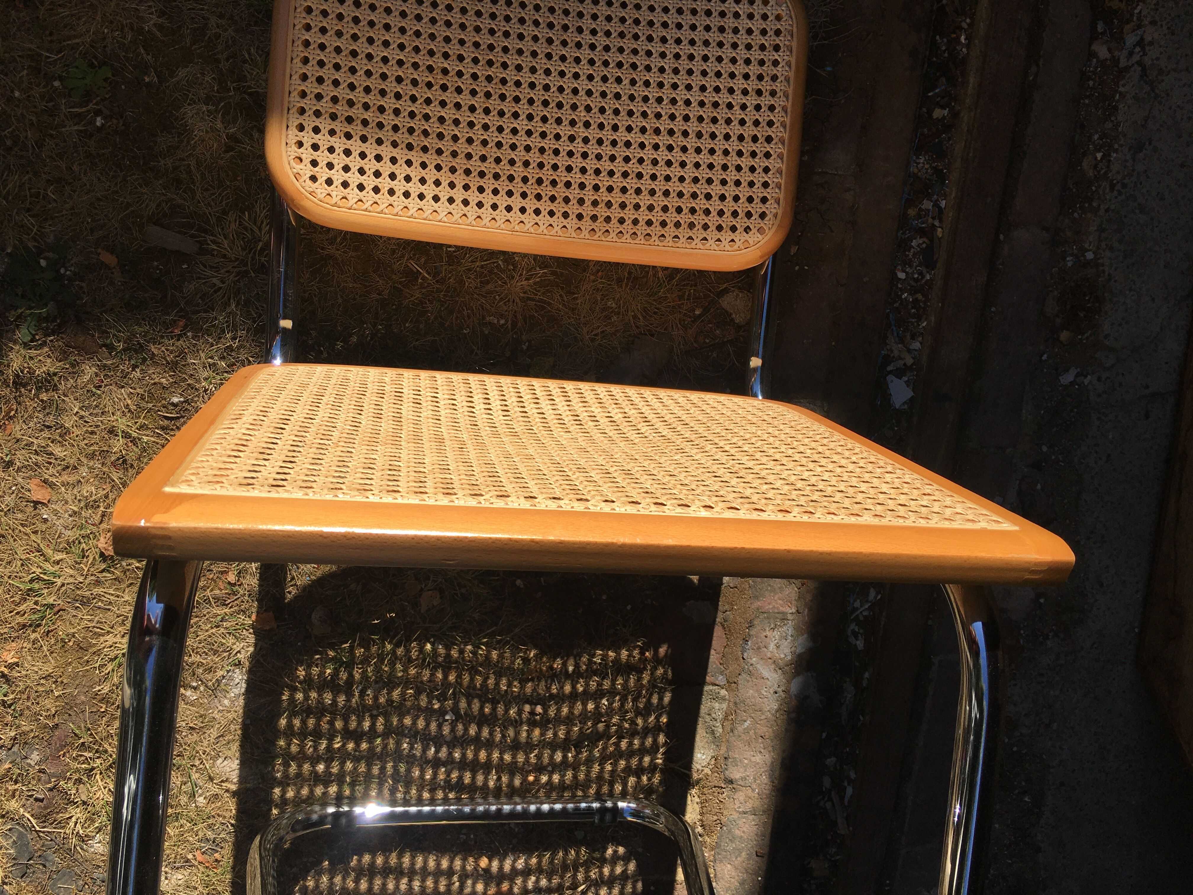 Marcel Breuer Cesca B32 Chair Made in Italy